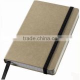colorful hardcover notebook with elastic band closure