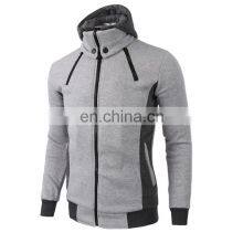 2021 New Design Cotton Blend Jacket Cottoncotton Zipper Windproof Full Sleeve Long Coat Men thumbnail-1