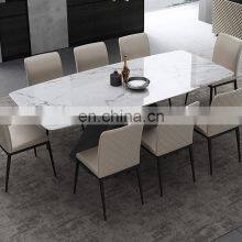 Italian Dining Room Furniture Modern Style 8 Seater Marble Dinning Table thumbnail-4