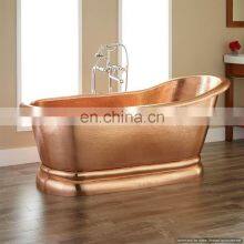 Copper Shiny Polished Bath Tube