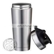 500ml Stainless Steel Milkshake Mixing Protein Shaker Bottle thumbnail-5