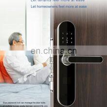 TUYA APP Smart Fingerprint Door Lock Electronic Biometric Password Hotels Smart Door Lock Manufacturer thumbnail-3