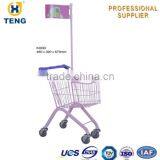 Kid Supermarket Shopping Toy Trolley Shopping Cart thumbnail-4