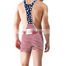 High Quality Gym Weightlifting Wear Reversible Wrestling Singlet thumbnail-2