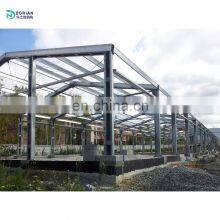 Erecting Heavy Steel Structure Manufactures Steel Workshop Buildings