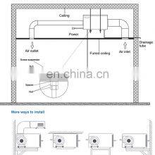 Hiross Best Sale and High Quality Ceiling Dehumidifier 488L/D Save Space Industrial Dehumidifier Air Conditioning Dehumidifier thumbnail-5