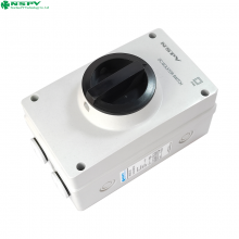Wholesale Waterproof IP66 DC Isolator Switch Enclosure for PV System 32A Panel Type thumbnail-5