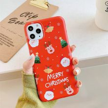 Wholsale Soft Smartphone Cover IMD Merry Christmas Phone Cases For iPhone