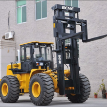 BENE 20ton Articulated Rough Terrain Forklift 20T 4X4 Off-road Forklift Truck ROPS thumbnail-2