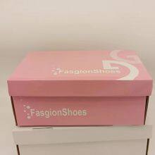 Custom Printed Boxes Packaging Shoe Flip Cover Corrugated Cardboard Shipping Box thumbnail-2