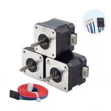 Factory Made Nema17 Hybrid Stepper Motor 42mm Diameter D Shaft thumbnail-2