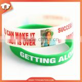 Manufacture cheap wholesale silicone rubber wristband for promotion