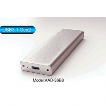 Hot Selling 10Gbps Type C to USB3.1 Gen2 NVMe M.2 Ssd Case Enclosure thumbnail-2