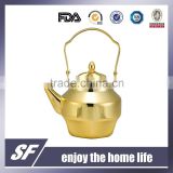 1.6 L Top Handle Gold Plating Stainless Steel Tea Kettle/Tea Pot(SF-7776 G)