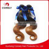 2013 Hot Trend AAAAAA Brazilian Ombre Hair Weaves Two Tone 1b/27# Body Wave thumbnail-4