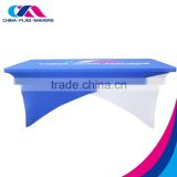 custom exhibition event used stretch polyester table cloth