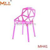 Colorful Cheap Leisure Plastic Chairs thumbnail-3