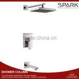 Health Square Concealed Wall Shower Rainfall Set With Shower Mixer Valve With Diverther