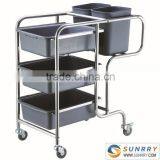 Good Quality Food Service Trolley Prices Round Hotel Laundry And Cleaning Equipment thumbnail-1