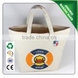 Factory sale cheap canvas tote bag with zipper