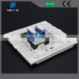 FTTh Fiber Optic Face Plate/ABS Plastic Network Faceplate/Fiber Optical Information Faceplate thumbnail-3
