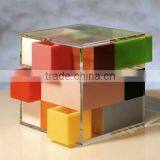 Smooth Colorful Acrylic Display Box ,Colored Acrylic Box thumbnail-1