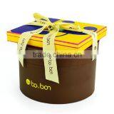 Round Square Cardboard Paper Gift Box Packaging Custom Logo thumbnail-5