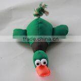 2013 canvas duck stuffing plush toy with squeaker