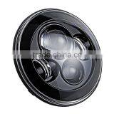 LED Headlight Fits Harley Chopper Motorcycles - 7 Inch Round Projector LED Headlights Quality Choice thumbnail-3