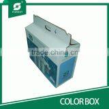 OFFSET PRINTING CUSTOM CORRUGATED COLOR CARTONS FOR PACKAGING FURNITURE WITH HANDLE HOLE thumbnail-6
