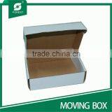 WHITE CARDBOARD FOLDING MOVING PAPER BOX thumbnail-2