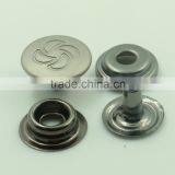 Custom Logo Nickel Free Metal Washable Four Parts Snap Button for Bags Garments thumbnail-3