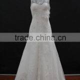 2016 New French Lace Small A-line Wedding Dress With Hand-made Flower thumbnail-1