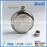 OVAL Hip Flask ,round Shape Hip Flask With Metal Lid HFR003 thumbnail-4