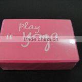 Pink EVA Foam Yoga Fitness Blocks/bricks thumbnail-1