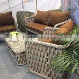 2016 NEW DESIGN WIDE FLAT WICKER CHAIR thumbnail-2