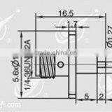 SMA Connector With Flange Mount,micro-strip thumbnail-1