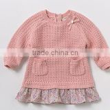 2015 girls wholesale cardigan wool knitted