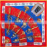 140*140cm Saber Dance Pattern Silk Scarf/scaves/stole/shawl thumbnail-5