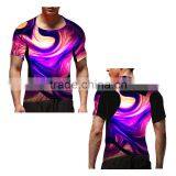 (Trade Assurance) New Style Short Sleeve Men's Custom Sublimation Compression Shirt thumbnail-1