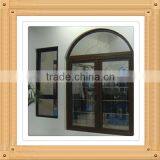 Arc PVC Window With Grill Design/pvc Arch Window/pvc Round Window thumbnail-5