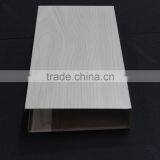 Nice Weather Resistance Wood Grain Suspended Slat Ceiling U Aluminum Screen Ceiling Tiles thumbnail-2