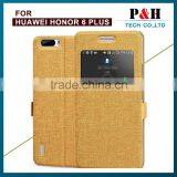 China Wholesale PU Leather Case Flip Phone Case With Window View for Huawei Honor 6 thumbnail-6
