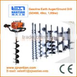 gasoline manual earth auger ground drill 49cc GD490 1e44f engine