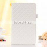 Plaid Grid Soft Skin Folio Flip Stand Leather Case For SONY Xperia Z3 Tablet Compact 8" thumbnail-3