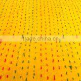 RTHKG-9 Designer Paisley Printed Cotton Fabric Vintage Bedspread Wholesaler Handmade Stitching Gudri Throw Kantha Jaipur thumbnail-6