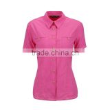 100% polyester light weight quick dry summer short sleeve shirt                        
                                                                                Supplier's Choice