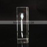 Custom Crystal Laser Engraving Cube for 2d & 3d Bus Image Picture thumbnail-5