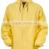 Yellow Rain Hooded Jacket