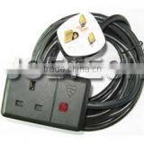 British Standard Power Cable 13A 250V U.K. Extension Cord 3x1.25